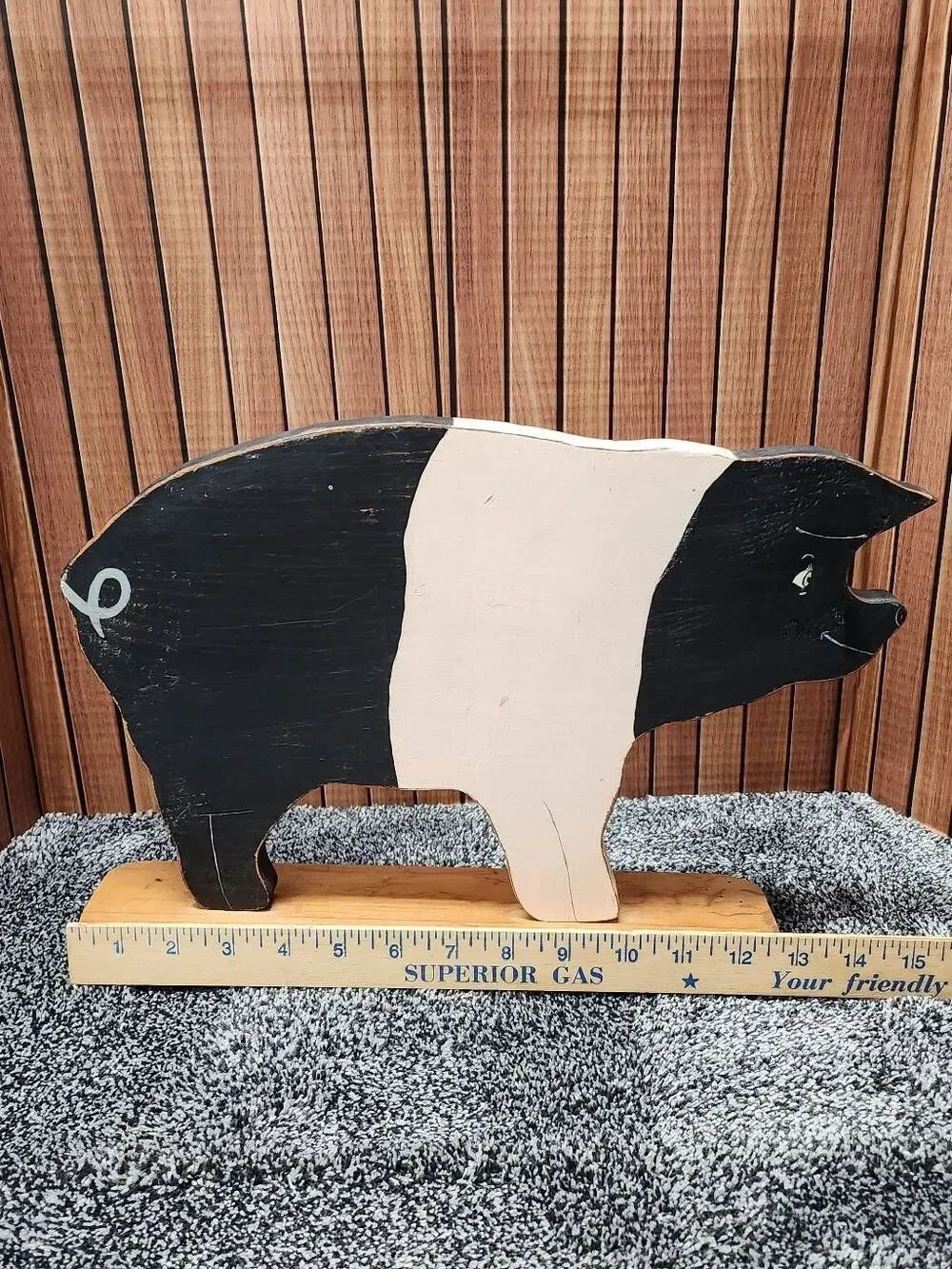 Wooden Pig Decor #A77 - Picture 8 of 12